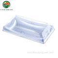 Food Grade Disposable Plastic BoxAnti-fog Blue Sushi Plates